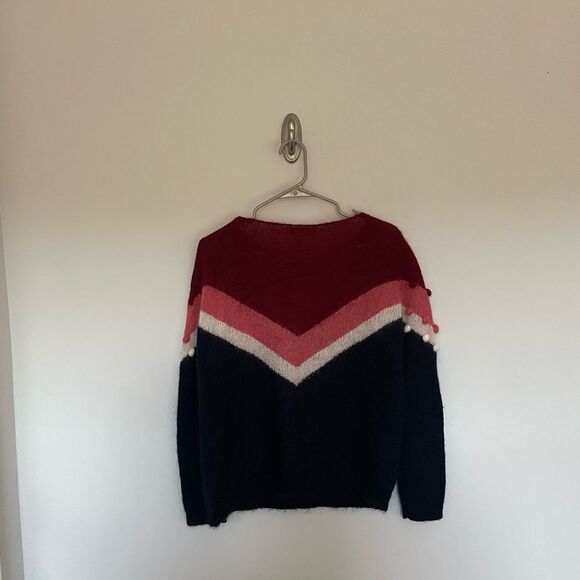 Sezane Elie Pom Pom Knit Jumper Size Small - Picture 5 of 9